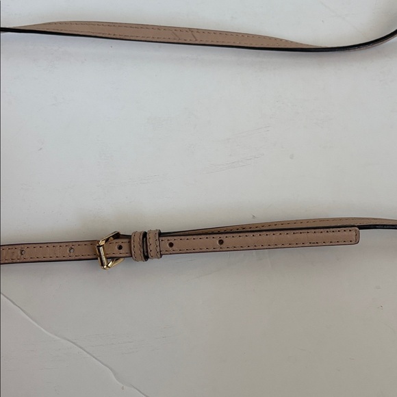 Michael Kors crossbody bag signature brown logo print canvas chain trimmed strap - Picture 14 of 16